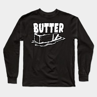 butter white Long Sleeve T-Shirt